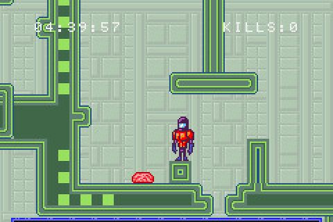 Screenshot of Megatroid, a Game Boy Advance game
